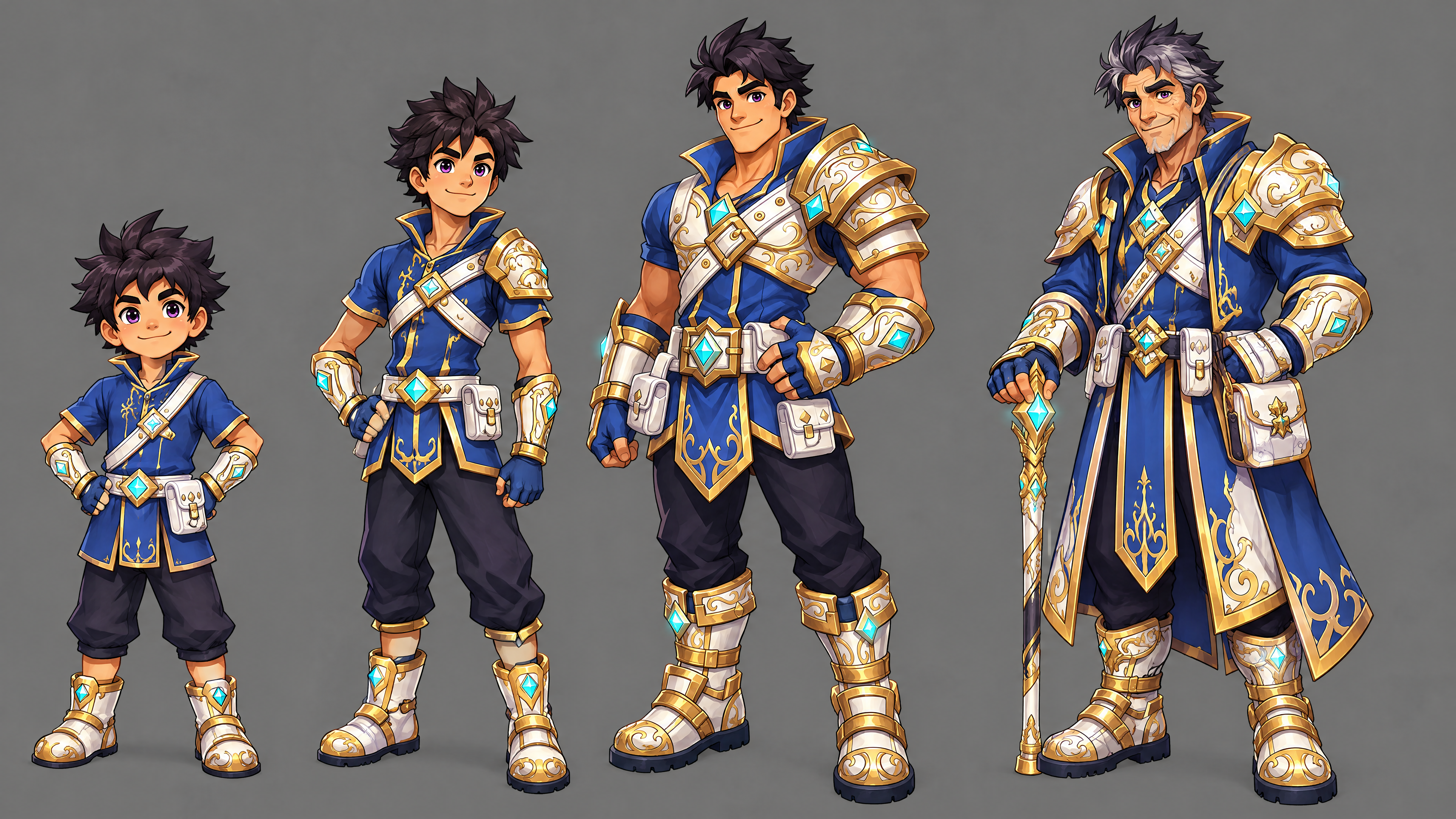 Character Age Progression Sheet